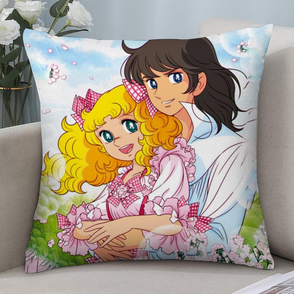 C-Candy Candy Anime Pillow Case Short Plush Sofa Decorative Gift Home Double-sided Printing Cushion