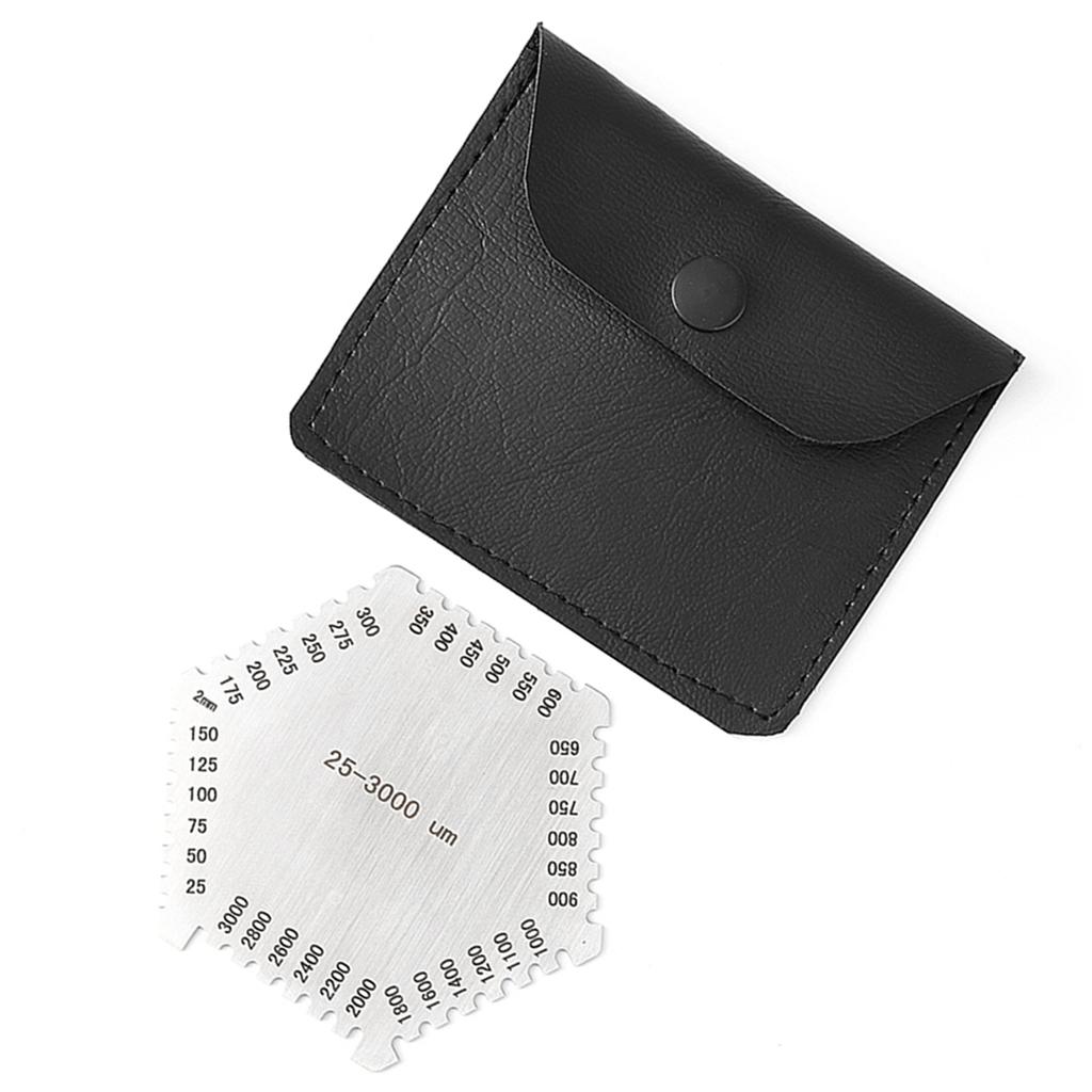 High  Stainless Steel Wet Film Comb 25-3000um Thickness Gauge