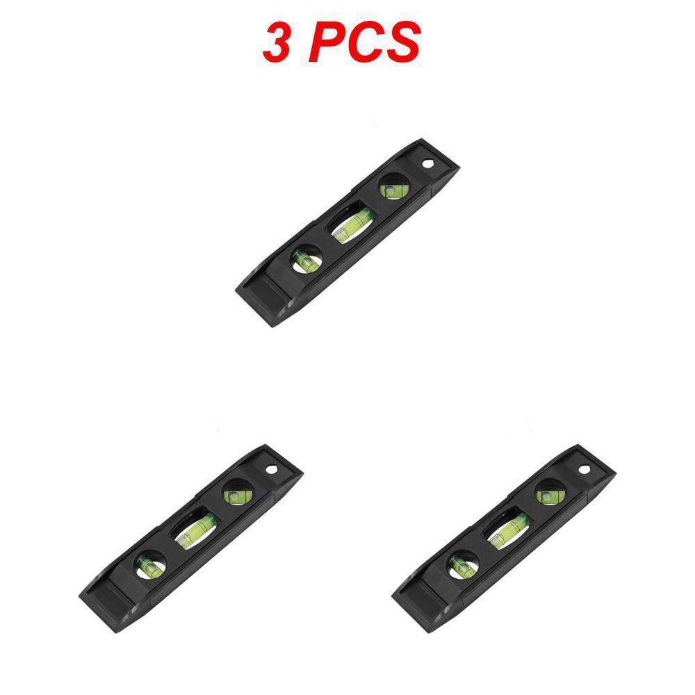 1~4 шт. Портативный уровень из АБС-пластика, линейка, высокоточный, сильный магнитный, 3-пузырьковый измеритель уровня, бытовая техника, инструменты, лазерный уровень