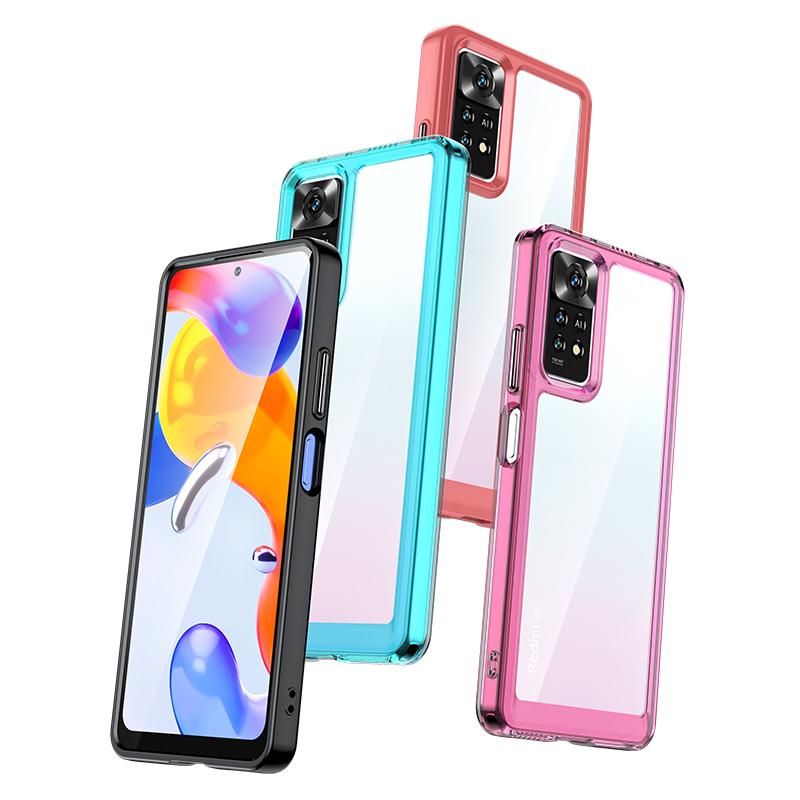 Прозрачный акриловый чехол для Xiaomi Redmi Note 11 Pro 5g 11s 10a 9c 10c K40 K50 K40s Mi 12 12x Poco F4 C40 X4 Pro M4 F3