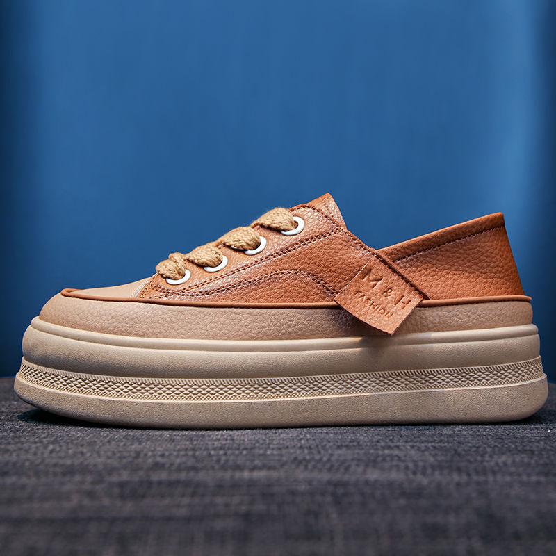 Женские простые кроссовки на платформе, повседневная уличная обувь на шнуровке, удобные низкие туфли из искусственной кожи