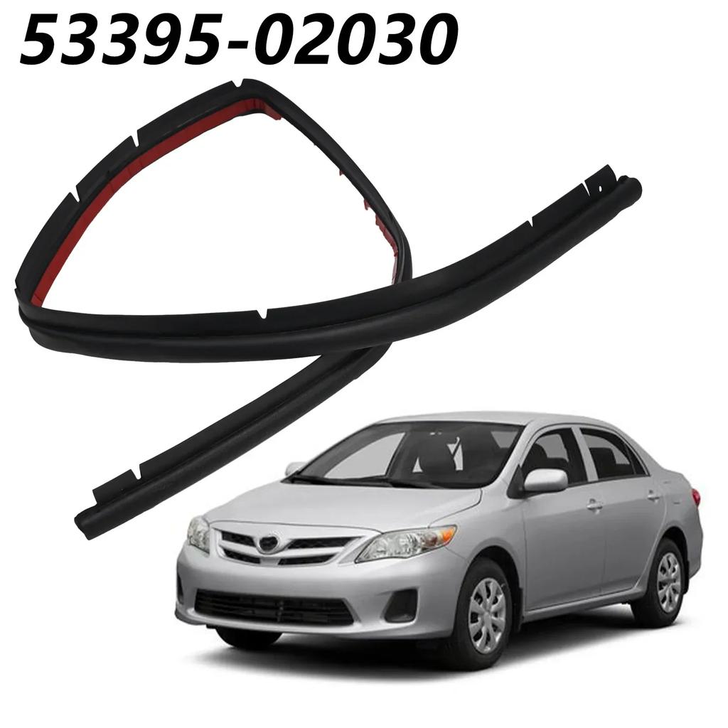 Уплотнитель переднего конца бампера, панель капота, резиновый капот для переднего конца, 1 шт., простая установка для Toyota, Corolla 09 13