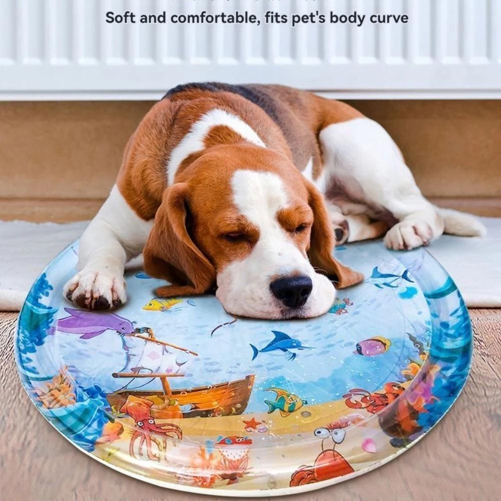 Утолщенный коврик для игр с водой, водяной матрас для кошек и собак, летний охлаждающий коврик для питомцев, товары для питомцев