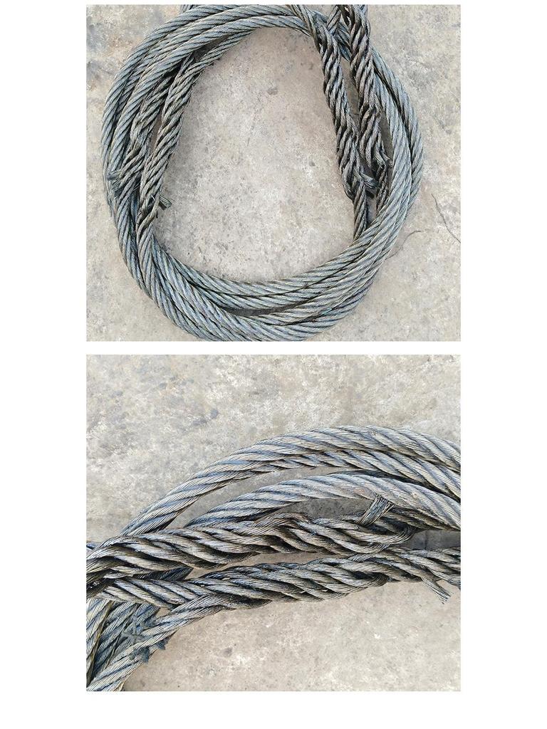 Machine-Braided Hand-Braided Wire Rope Slings with Oiled Hemp Core – Various Specifications