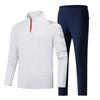 Autumn Chinese Team Tracksuit Casual Sportswear Set with Printed Design