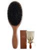 Hairbrush Day Gift Pig Hair Brush Scalp Care Shiny Hair Curly Hair Pig Hair Boar Hair Hair Brush Massage Paddle Brush Head Spa Brush Cushion Brush