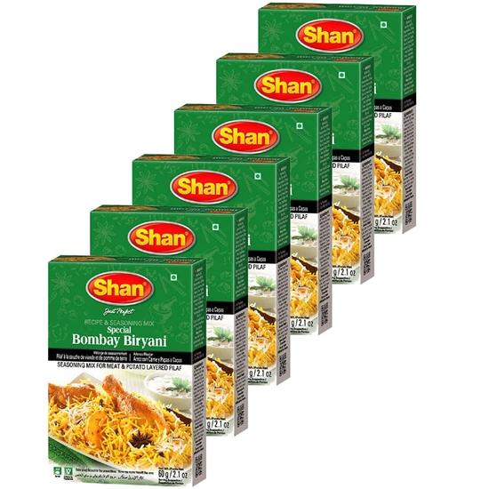Shan Special Bombay Biryani Masala, 60 г, 6 упаковок