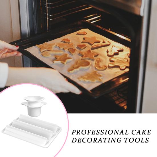 Набор форм для кейк-попсов в виде круга, круглый резак для печенья 1,75 дюйма с базовым поддоном, пластиковая форма для пирожных, батончиков, трюфелей, десертов