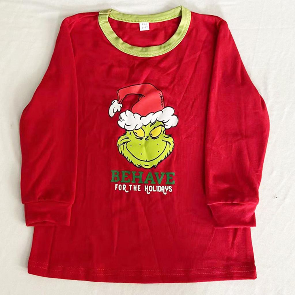 Рождественский комплект пижам для всей семьи, пижамный комплект с мультяшным принтом для мамы и ребенка, комплект домашней одежды