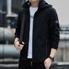 Men's Casual Jacket Autumn New Korean Style Trendy Brand Versatile Hooded Jacket Men's Clothing