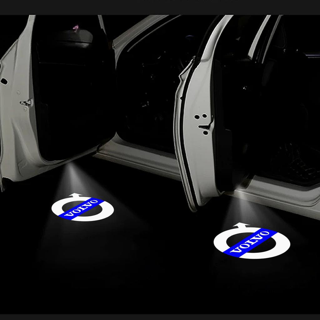 2 шт. Светодиодный проектор приветственного света, знак 'Ghost Light', декоративный аксессуар для Volvo RDESIGN XC60 V60 S60L V40 V40CC S80L XC90 2015-2024