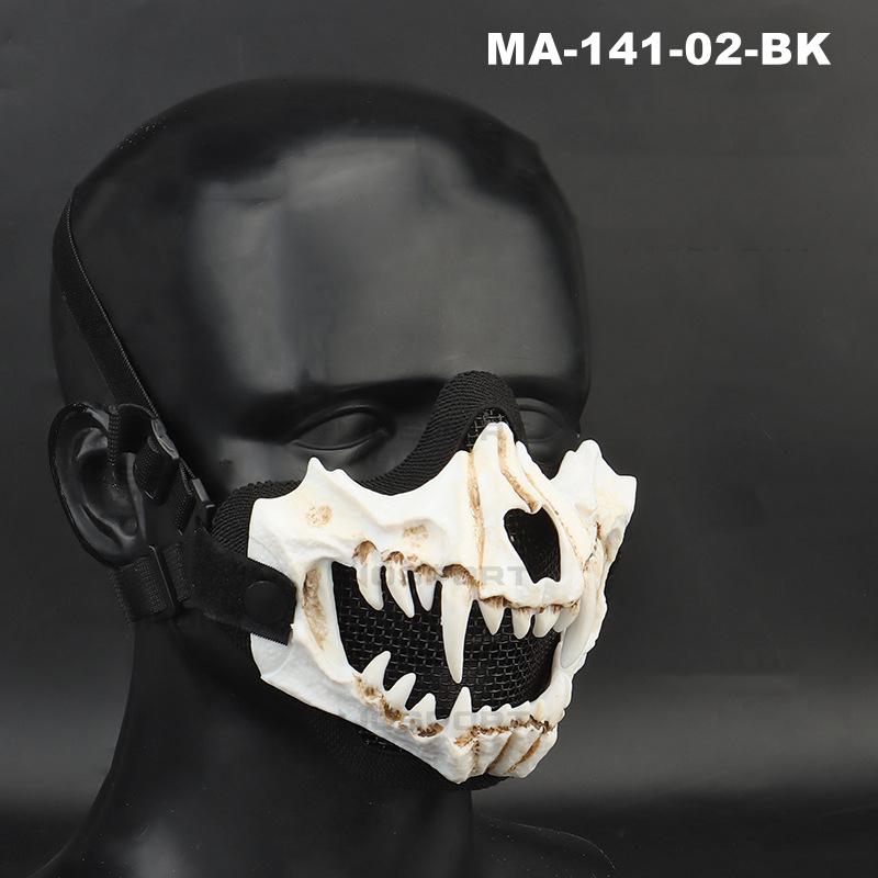 MA-141 Военная Тактическая Страйкбольная Пейнтбольная Маска Бивень Металлическая Сетчатая Маска CS Wargame Полевая Охота Защитные Маски Для Стрельбы