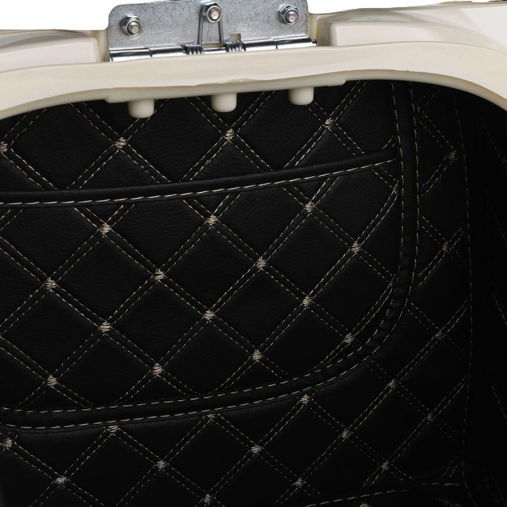 38L Motorcycle Top Box Waterproofing Universal Fit with Key Lock Base Plate Motorcycle Luggage Trunk Tail Storage Carrier Case