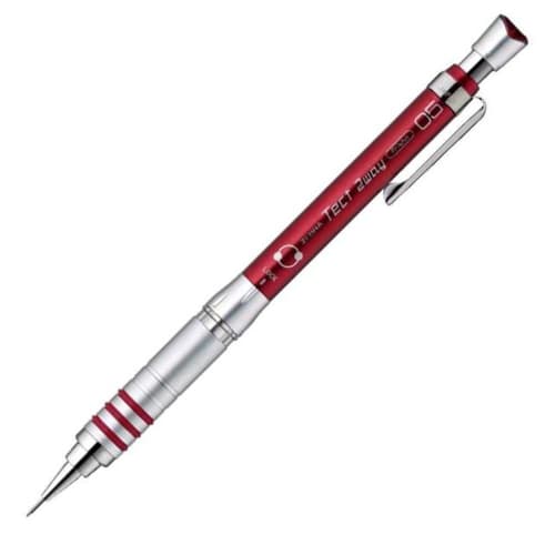 Механический карандаш Zebra Tect Two Way 0.5 Красный MA41-R