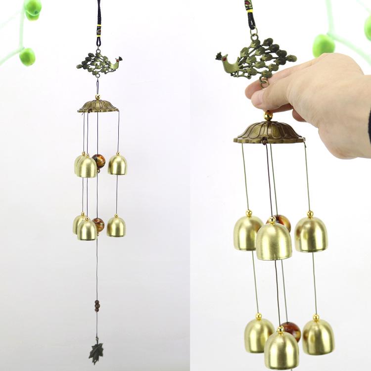 Старинные китайские литые ветряные колокольчики: Подвеска-колокольчик из меди для домашнего декора и подарков