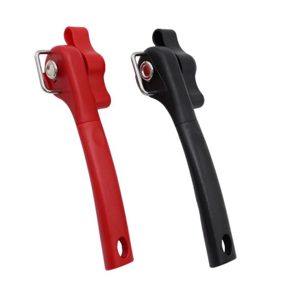 Can Opener Side Opening Manual Opener Ergonomic Handle Stainless Steel Lid Opener for Home Kitchen Bar