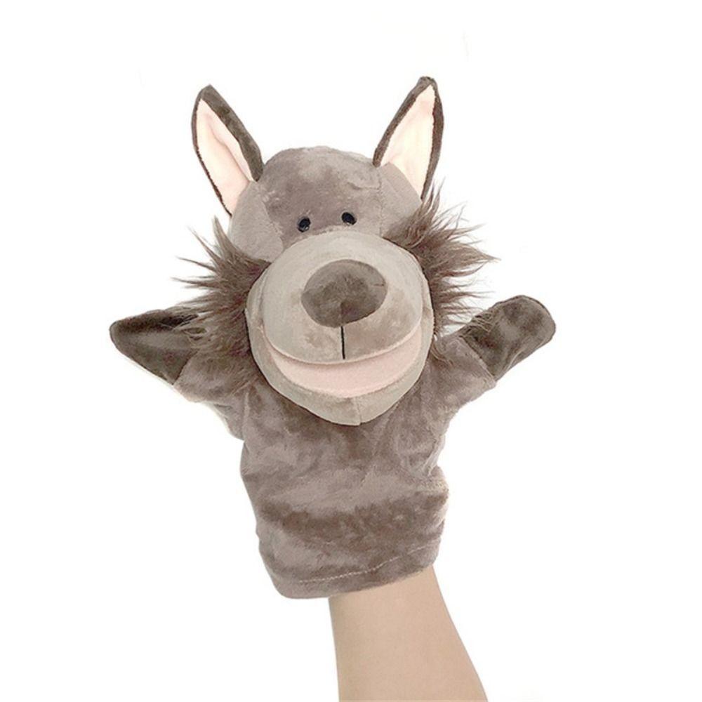 Cartoon Plushed Doll Soft Anime Doll Universal Hand Finger Puppet Narrate