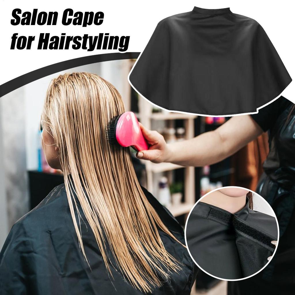 Hair Salon Cape Waterproof Short Hair Cut Cover Barber Supplies Adjustable Hair Dying Cape Barber Shop Shampoo Cloth for Women