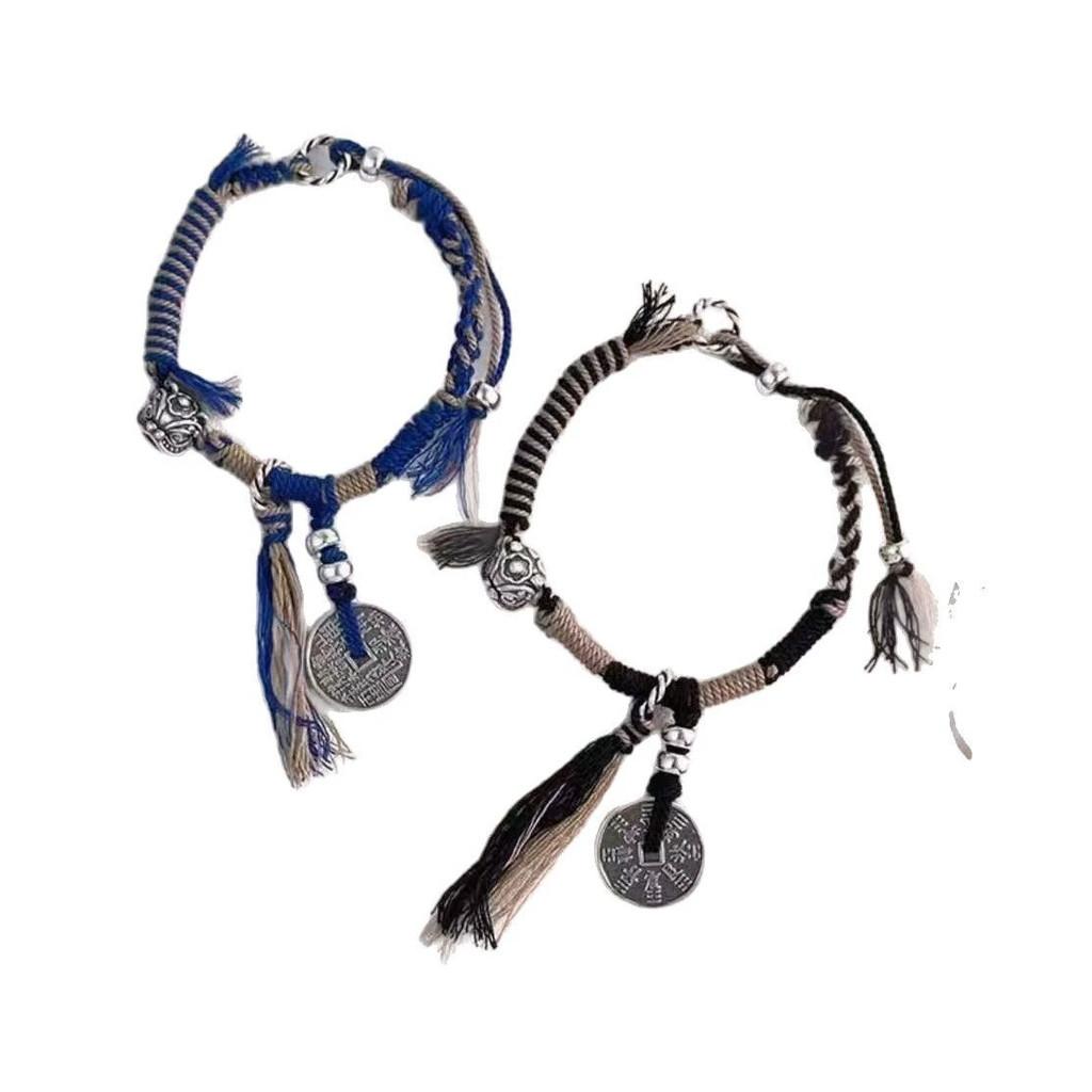 Lion Chinese Southern Coin Knit Bracelets Decorations Jewelry Fashion Gifts