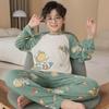 Kids' Cartoon Long Sleeve Pajama Set - Spring & Autumn