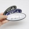 3D Aluminum Car Front Rear Badge Emblem Overlay 12.5cm For Ford Ranger Explorer Focus Fiesta Kuga Auto Tuning Styling Accessory