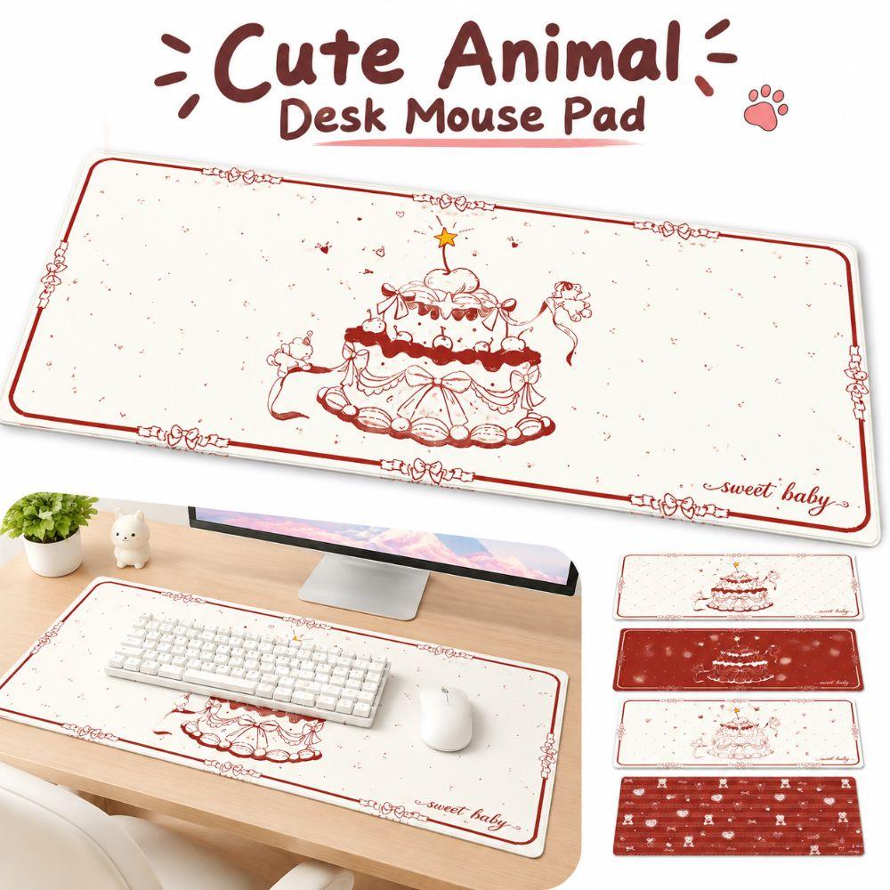 Large Size Keyboard Mice Mat Cartoon Pattern Computer Desk Protector New Rubber Mouse Pad Office