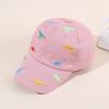 Cartoon Dinosaur Embroidery Baby Cap Summer Kids Baseball Cap Outdoor Adjustable Infant Boy Girls Sun Hats
