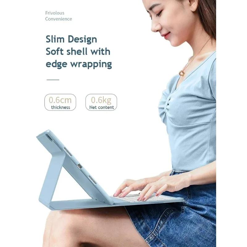 Для нового Xiaomi Redmi Pad 2 11 дюймов 2025 Bluetooth-клавиатура-чехол для Mi Redmi Pad 2 2025 Чехол-клавиатура с тачпадом Funda
