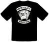 METALLICA - ДИЛЕРСКИЙ ЛОГОТИП РОК-МУЗЫКА Черная футболка -277-