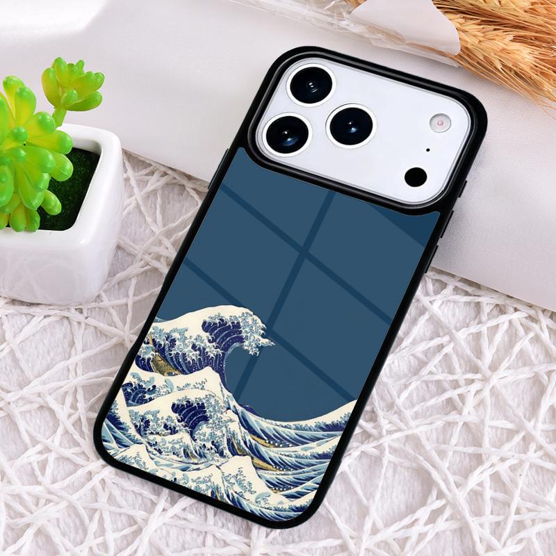 Большая волна у Канагавы Ударопрочный чехол для телефона для iPhone 17 Air 16e 15 11 12 14 13 Pro Max Обложка Coque