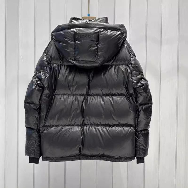 Пуховик с гусиным пухом Black Diamond Black Pearl мужской и женский короткие модели новая съемная капюшон утолщенный парный черный Ву