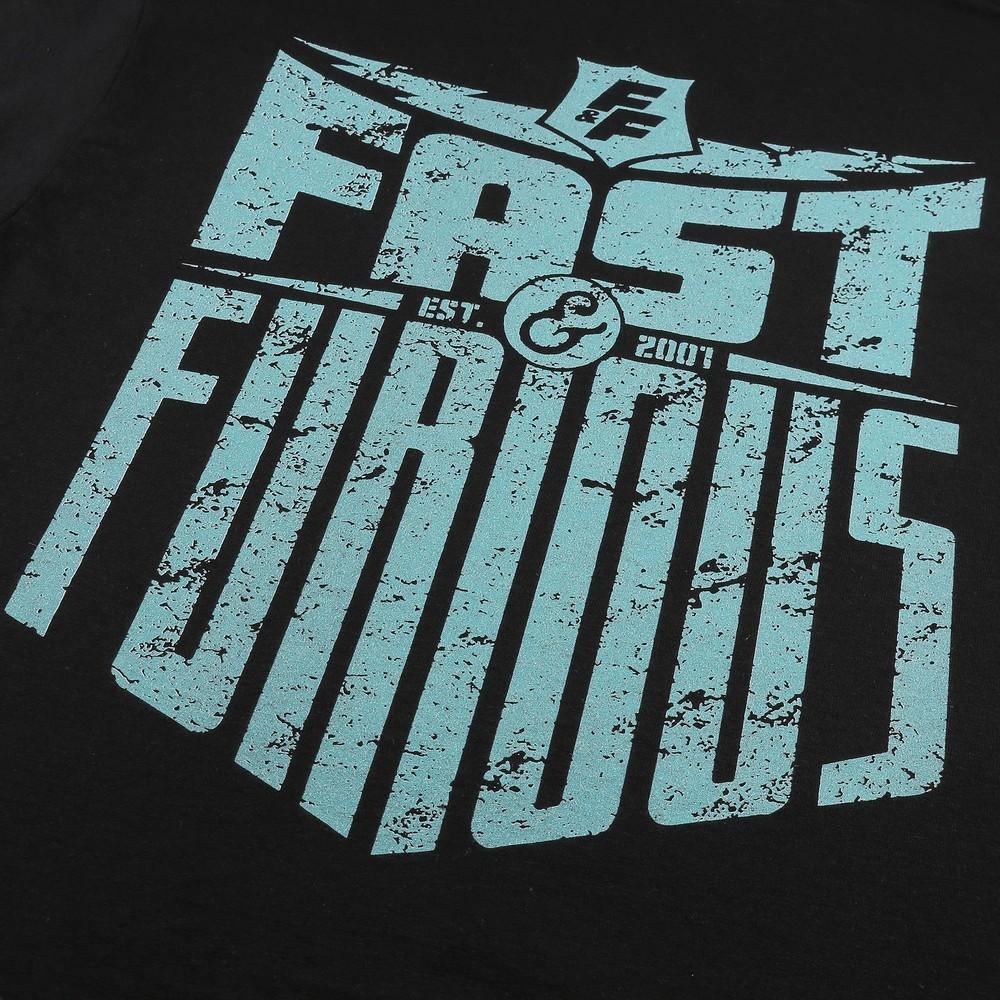Fast & Furious Mens Shield Long-Sleeved T-Shirt