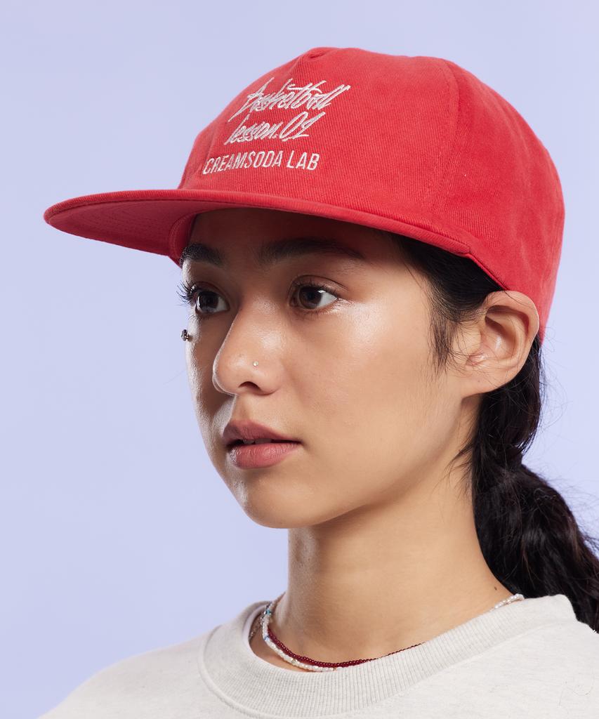 КЕЙМ СОДА ЛАБ Кепка-бейсболка Quarter Ball Cap Красный Белый
