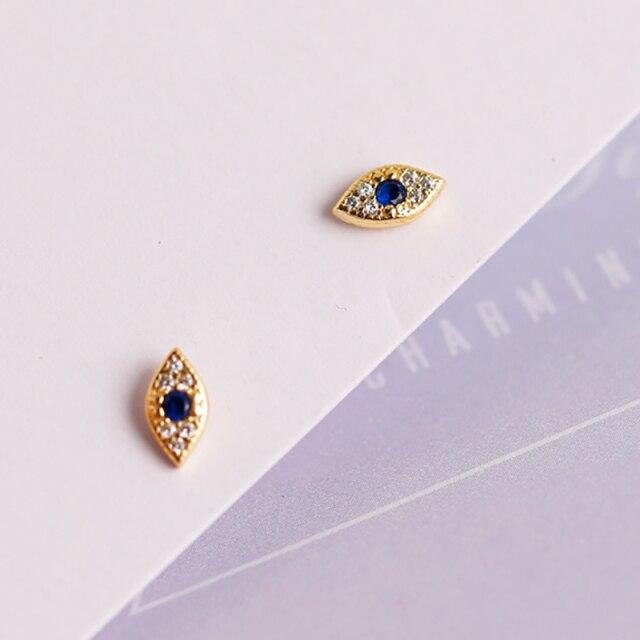 100% 925 пробы серебро маленькие круглые золотые молнии циркониевые серьги-кольца клипсы для женщин Pendientes геометрические