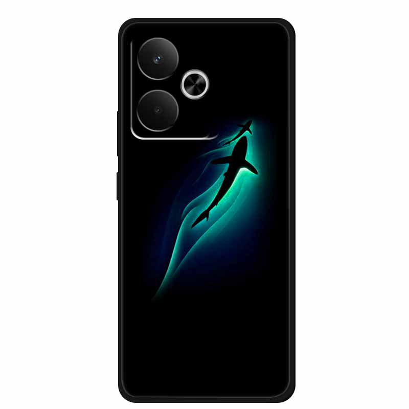 Чехол для телефона Realme GT7 GT 7T 7 T Сумка Черный Силиконовый Мягкий Задний Чехол Для Realme 14 4G 15 Pro Чехлы Coque Защитный Корпус