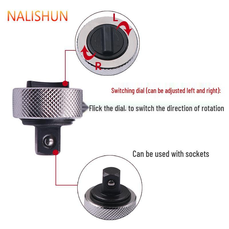 Iron Shell Mini Ratchet Wrench Set - 3-Piece (1/4, 3/8, 1/2)