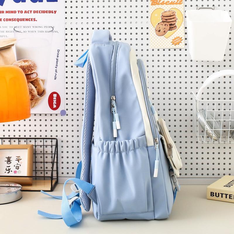 Комплект из четырех рюкзаков в студенческом стиле для женщин, рюкзак для старшеклассников, большая вместимость, школьная сумка