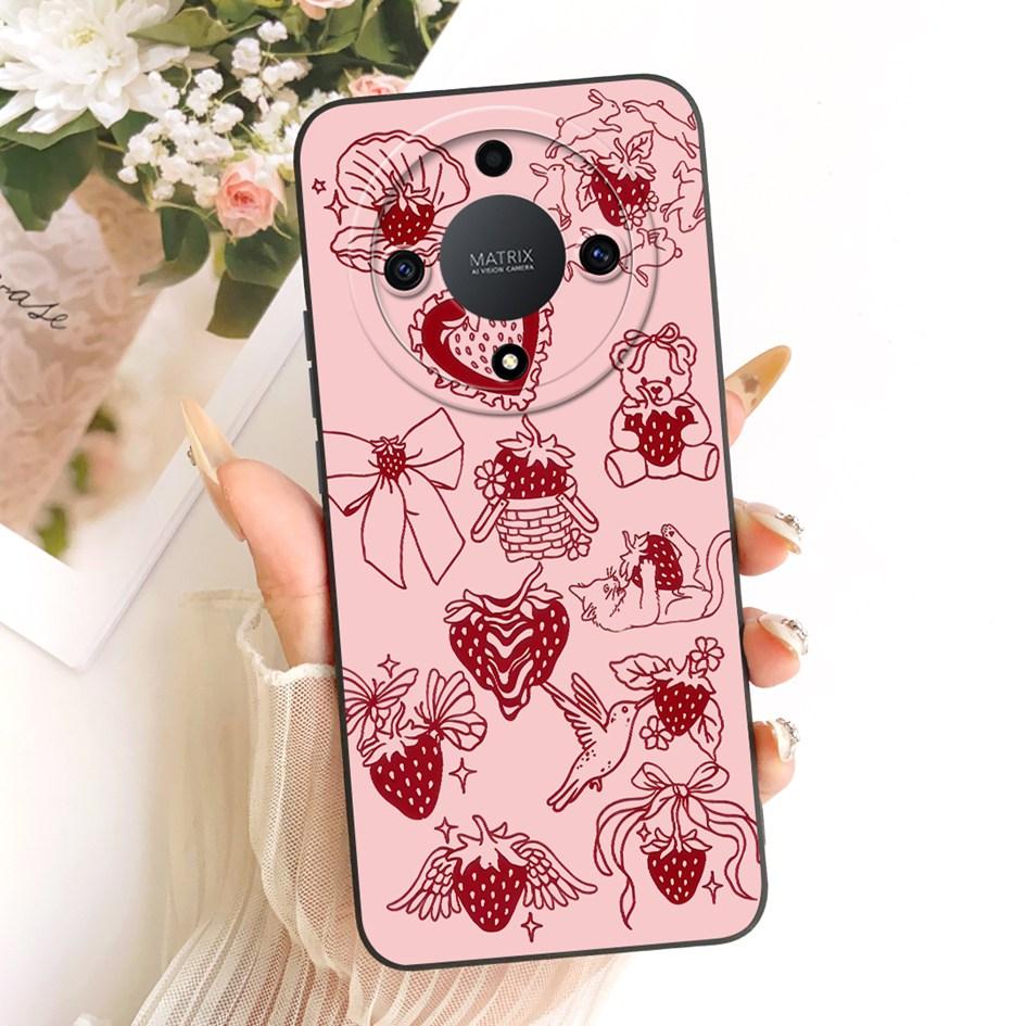 Ударопрочный Чехол Для Honor X9a Чехол Magic 5 Lite Funda RMO-NX1 RMO-NX3 Роскошные Чехлы Из Мягкого Силикона С Цветами Ромашки Для HonorX9a Capa