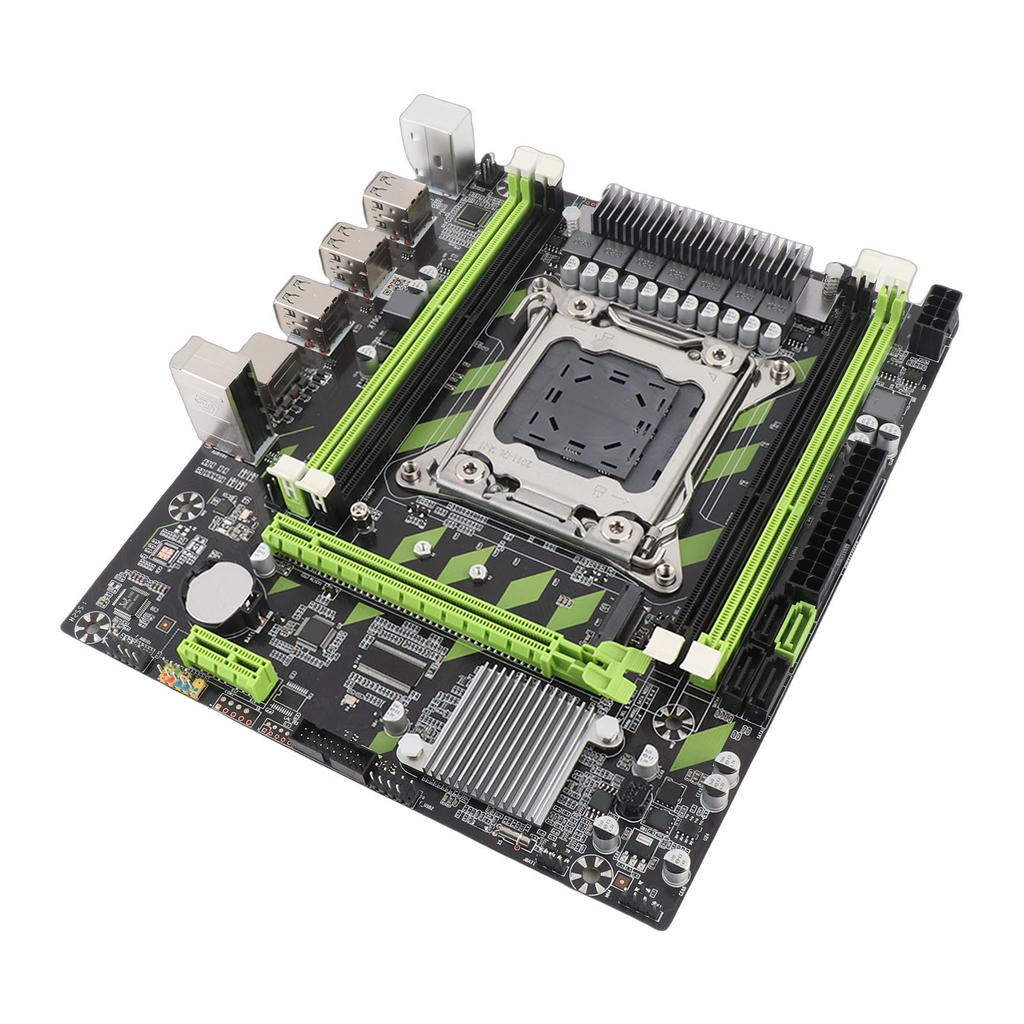 Материнская плата X79G, Память DDR3, Сокет LGA 2011, Чипсет X79, 128 ГБ, 4 слота, с гигабитной картой RTL8111HN для серии графических карт PCIE C