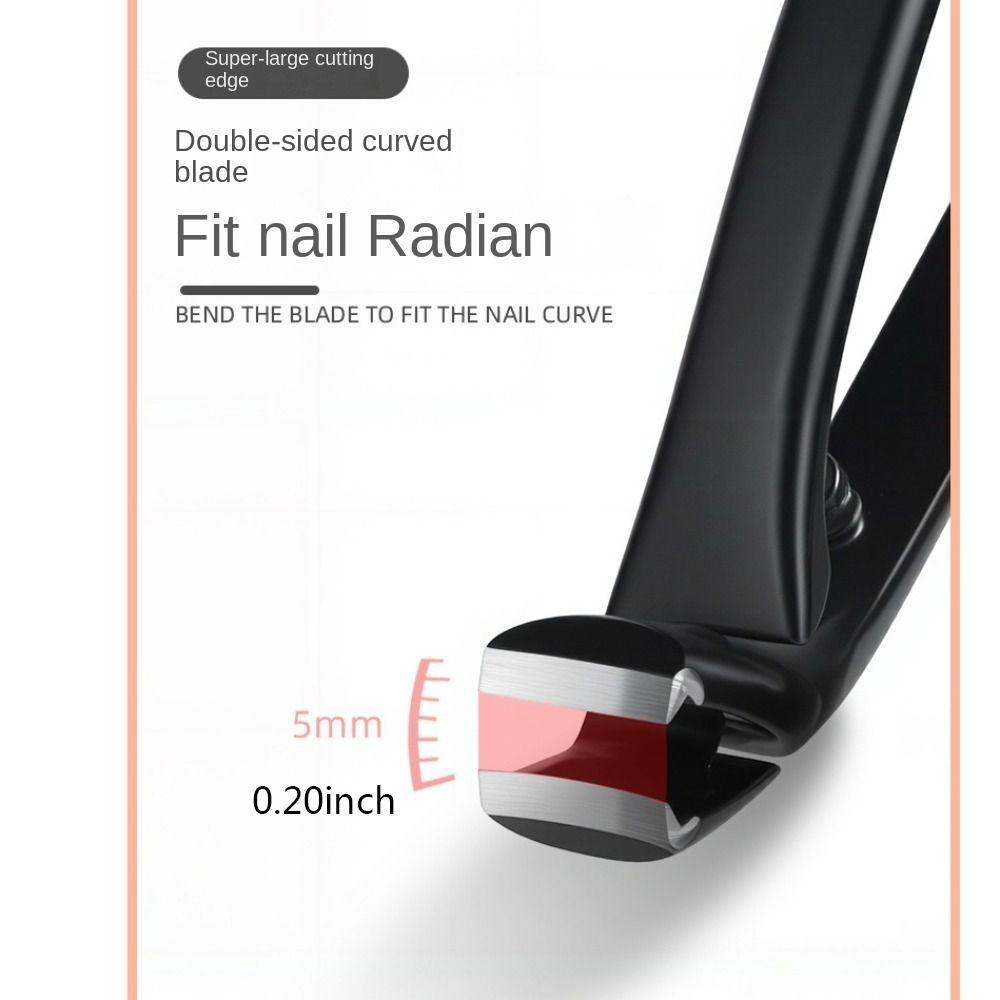 Wide Jaw Palm Fingernail Clipper Professional Pedicure Manicure Tools for Men