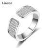 Классическое кольцо Lindon из медного сплава с цирконием, женские ювелирные изделия, свадебный подарок для вечеринки