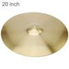 8 / 10 / 12 / 14 / 16 / 18 / 20 дюймовая тарелка для ударных инструментов из сплава латуни для джазовых барабанных установок, стандартная обслуживаемая тарелка