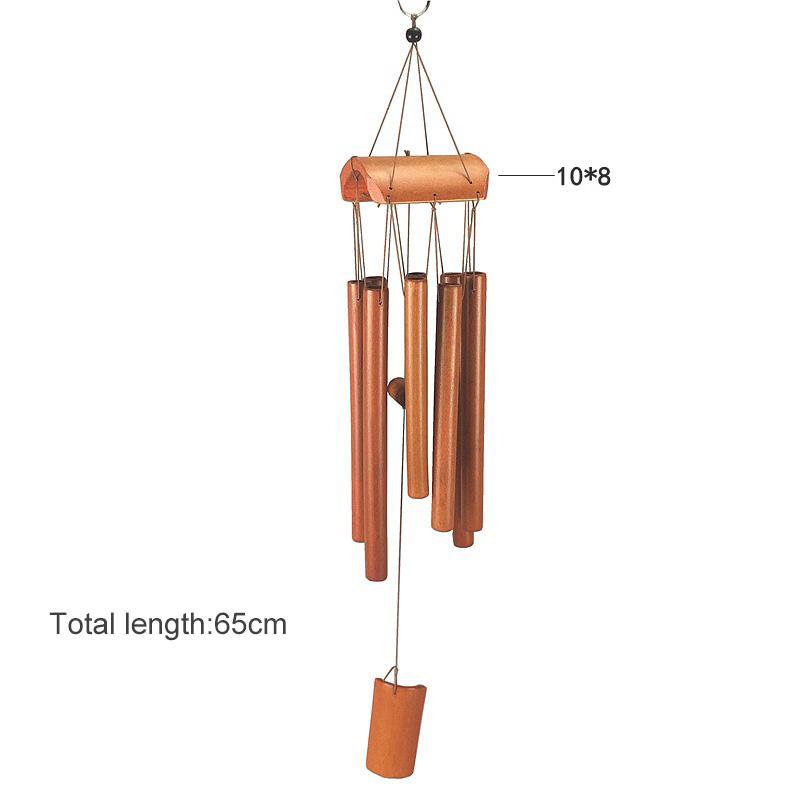Handmade Antique Tubes Bell Bamboo Wind Chimes Pendant Balcony Outdoor Yard Garden Home Decor Windchime Wall Hanging Crafts