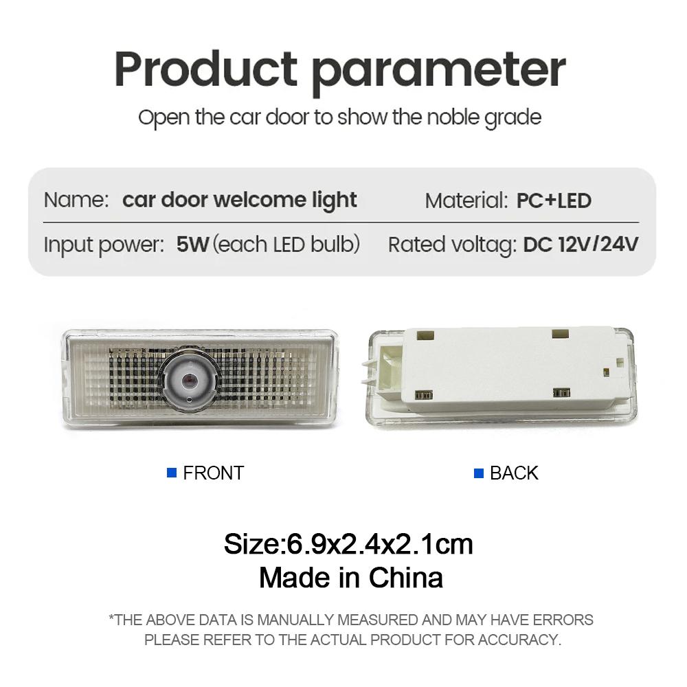 For BMW Welcome Car Door Light F20 F21 F52 F45 F46 F34 G30 G31 G38 G32 G11 F48 F49 GO1 F26 E70 F15 E71 F16 Icon Lamp Projector