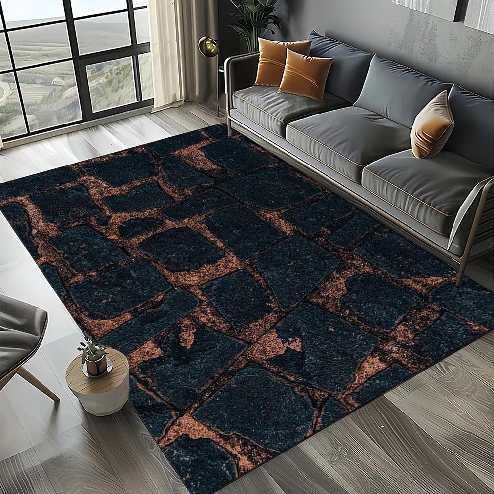 27 Style New Brick Stone Building Wall Originality Rug Carpet for Living Room Bedroom Home Decor,kids Non slip for Sofa Doormat
