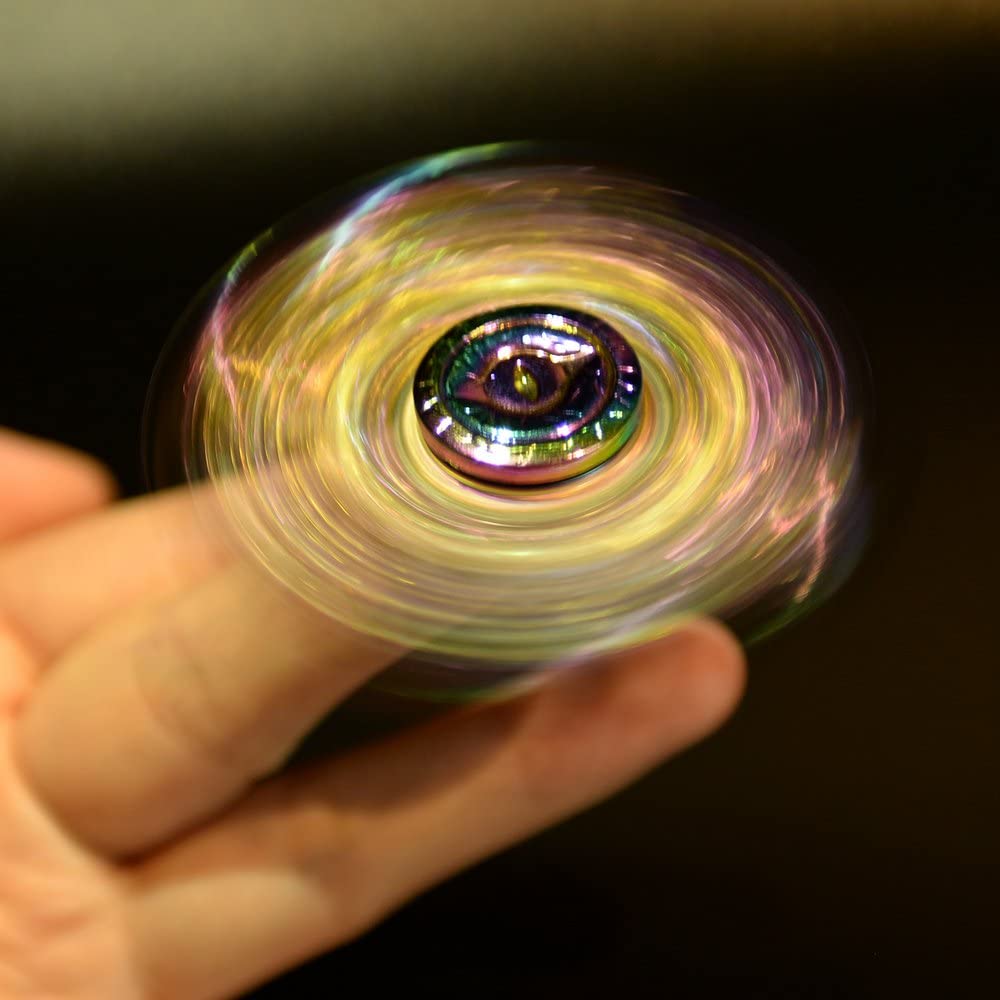 Игрушка-спиннер с крыльями дракона и глазами, сделанная из металла, трехручный спиннер с низким уровнем шума, высокоскоростная фокусирующая игрушка со стальным самосмазывающимся подшипником, Феникс,