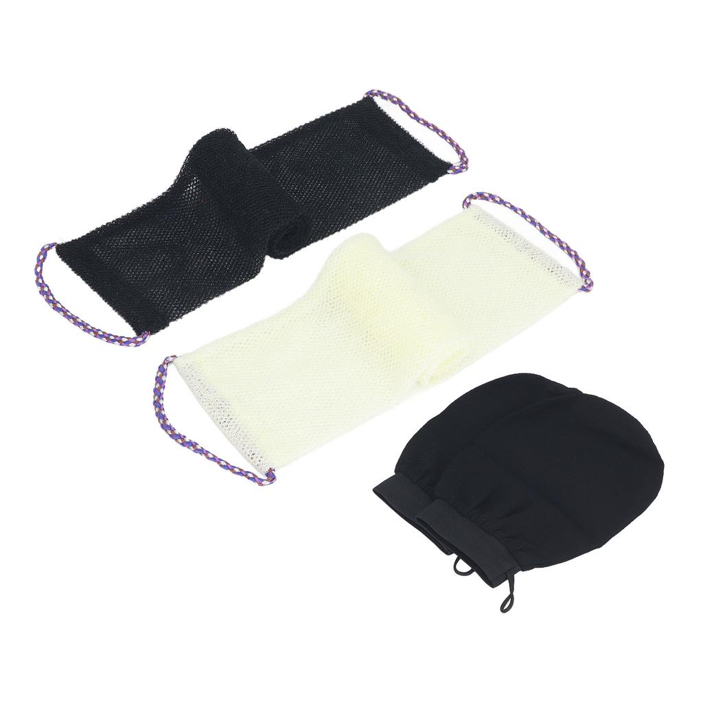 Африканская сетчатая губка, длинная сетчатая банная губка, нейлоновая отшелушивающая сетка для тела, скраб для спины с функцией купания