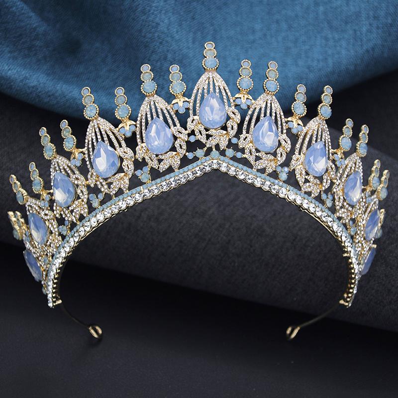 Luxury 13 Color Wedding Crown Princess Queen Tiaras and Crowns for Party Birthday Tiara Hair Jewelry Bridal Dress Accessories