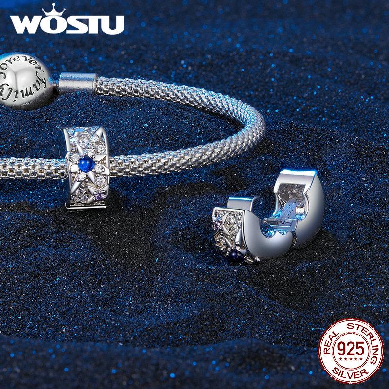 WOSTU Стерлингового серебра 925 пробы, бусины в форме сердца с изображением дневного и ночного эльфа, бусины в форме сердца для браслета, ювелирных изделий своими руками