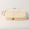 Biodegradable 5-Compartment Disposable Food Container